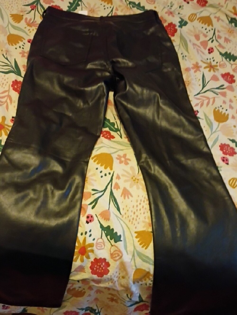 GAP Women's Black Skinny Leather Jeans - Picture 5 of 5